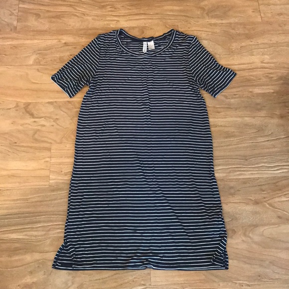 Striped T-Shirt Dress - Picture 2 of 5